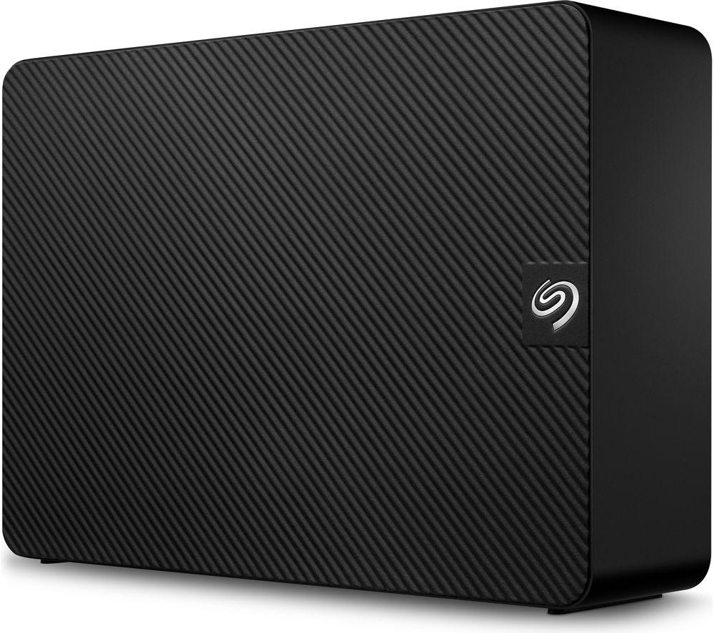 SEAGATE Expansion Desktop External Hard Drive - 12 TB, Black, Black