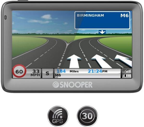 full EU maps Snooper venturer 5" Sat NAV motorhome/car with Mount car charger 