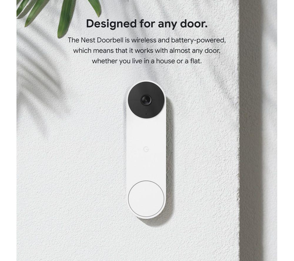 GOOGLE Nest Doorbell & Nest Hub Smart Display Bundle - image 3