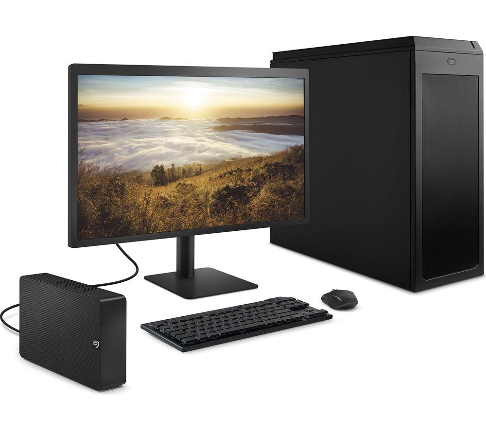 SEAGATE Expansion Desktop External Hard Drive - 4 TB, Black image number 8 of 11