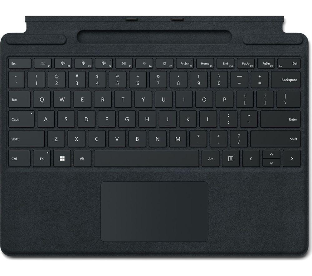 MICROSOFT Surface Pro Signature Typecover - Alcantara Black, Black