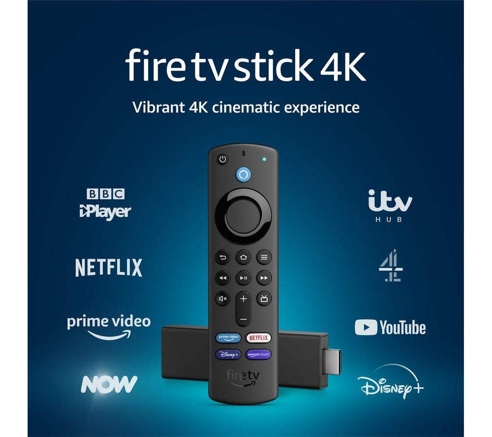 Buy AMAZON Fire TV Stick 4K Ultra HD with Alexa Voice Remote (2021) | Currys