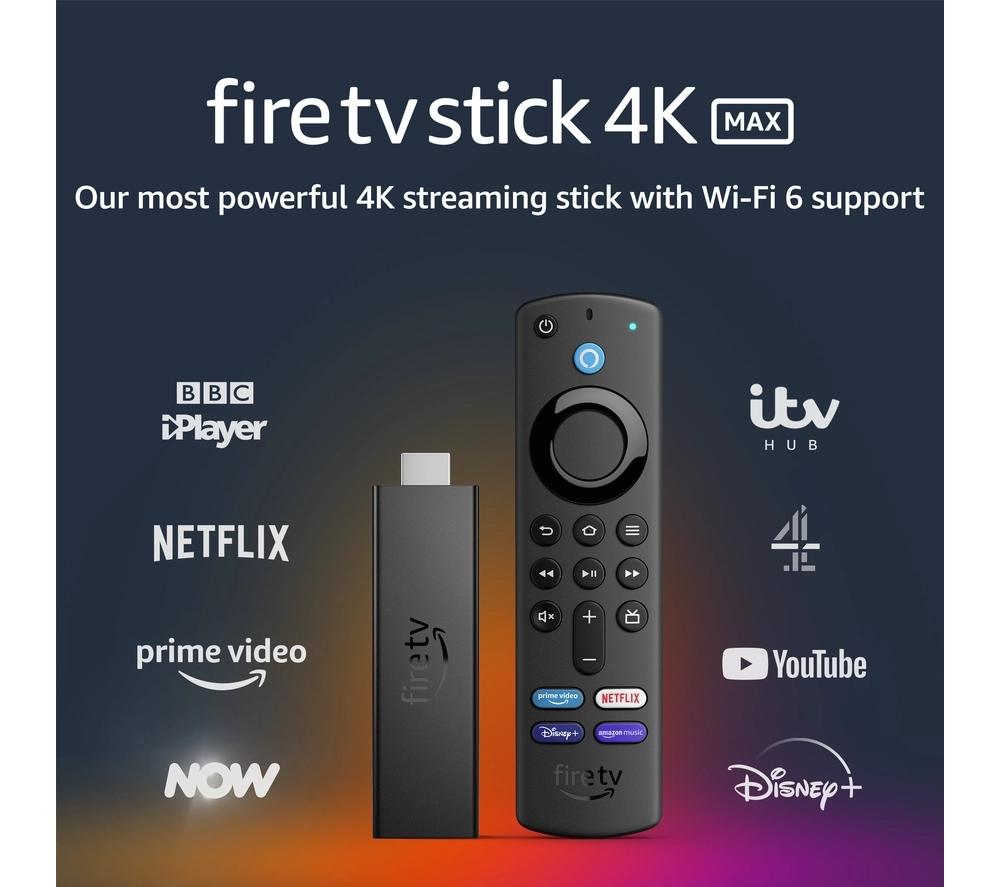 Buy AMAZON Fire TV Stick 4K Max with Alexa Voice Remote (2021) | Currys