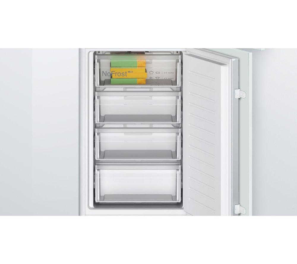 BOSCH Series 2 KIN85NSE0G Integrated 50/50 Fridge Freezer - Sliding Hinge image number 6 of 9