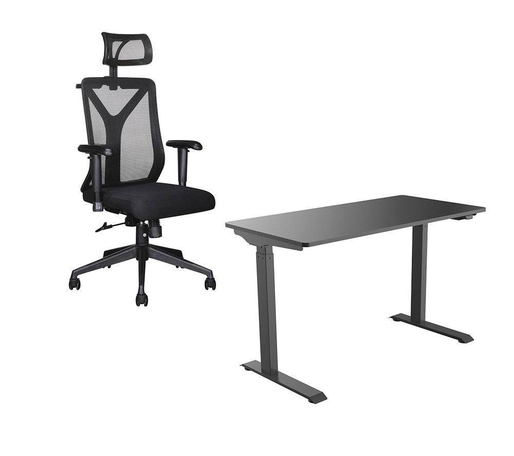 Adjustable chair on sale and desk