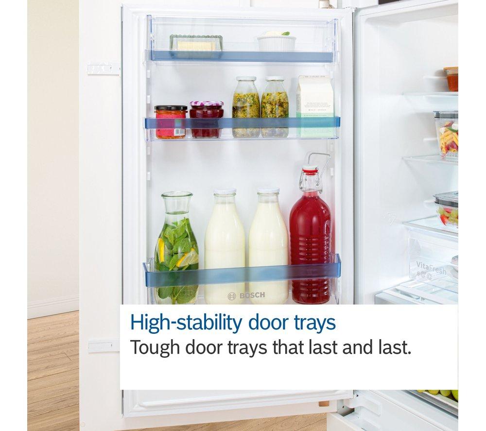 BOSCH Series 4 KIN86VSE0G Integrated 60/40 Fridge Freezer - Sliding Hinge image number 4 of 17