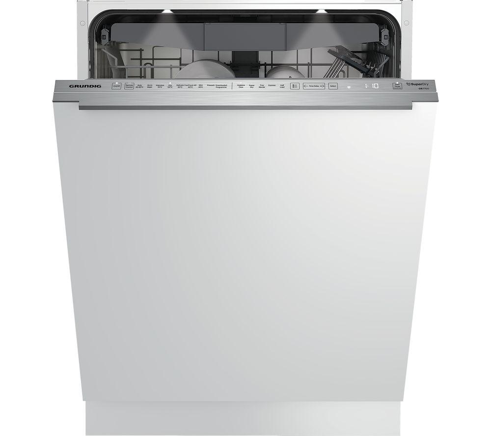 GRUNDIG GNVP4630DW Full-size Fully Integrated Smart Dishwasher