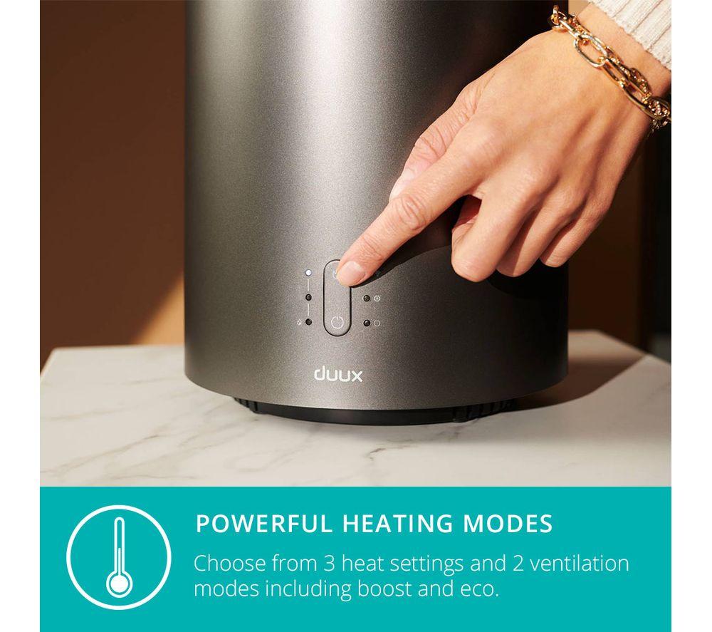 DUUX Threesixty 2 DXCH09UK Portable Smart Ceramic Heater - Grey image number 5 of 9