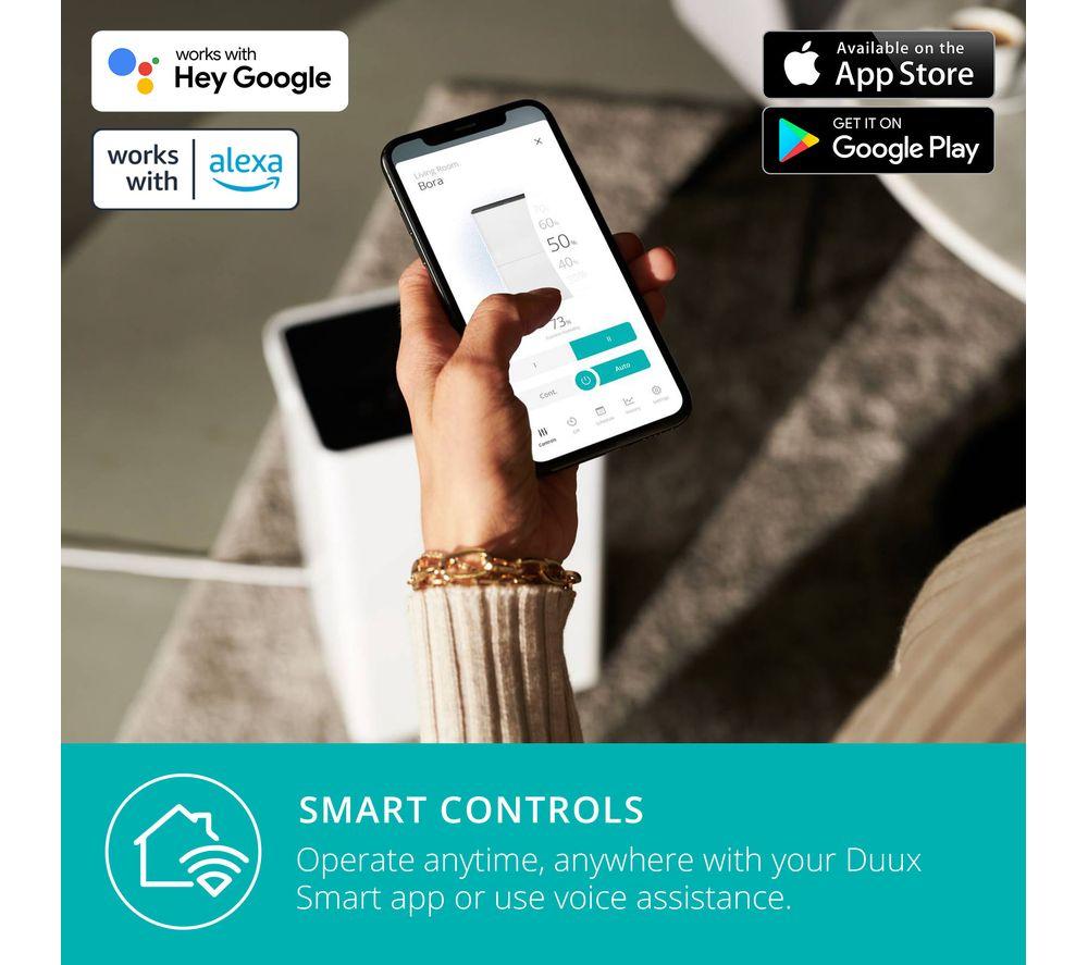 DUUX Bora DXDH02UK Smart Dehumidifier - White image number 7 of 9