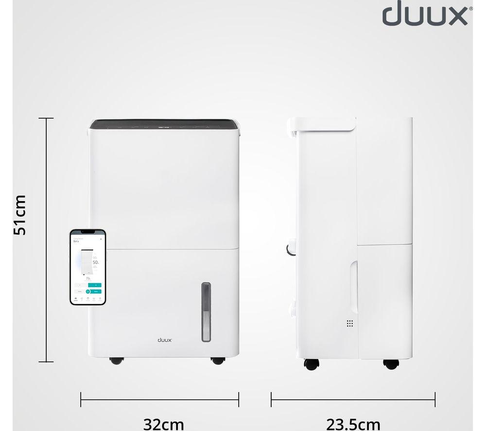 DUUX Bora DXDH02UK Smart Dehumidifier - White image number 9 of 9