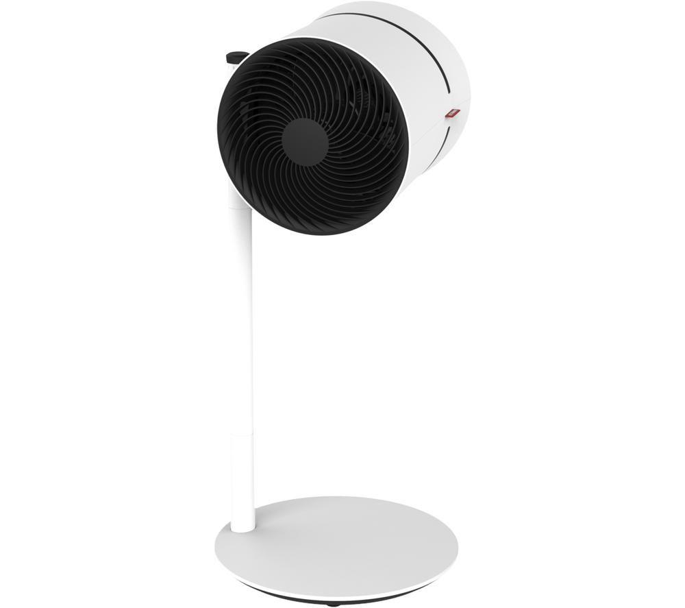 BONECO Air Shower F220 Clean & Cool 9" Pedestal Fan - White & Black