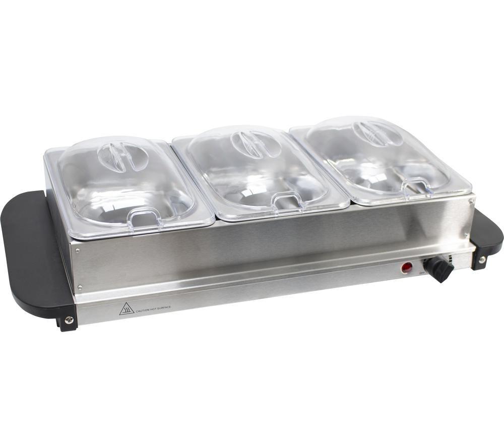 Buy DAEWOO SDA1404 Electric Buffet Server Silver & Black Currys