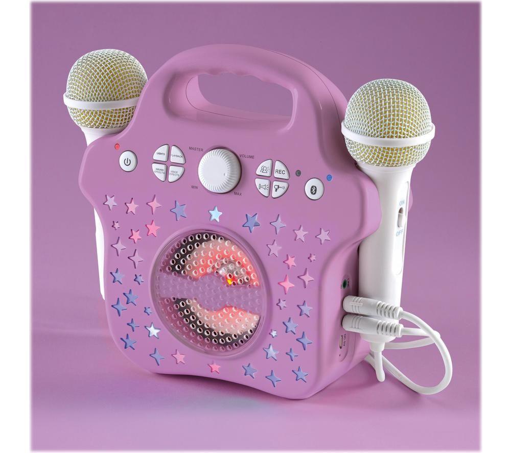 Kids Karaoke Machine For Boys Girls With 2 Microphones Bt - Temu