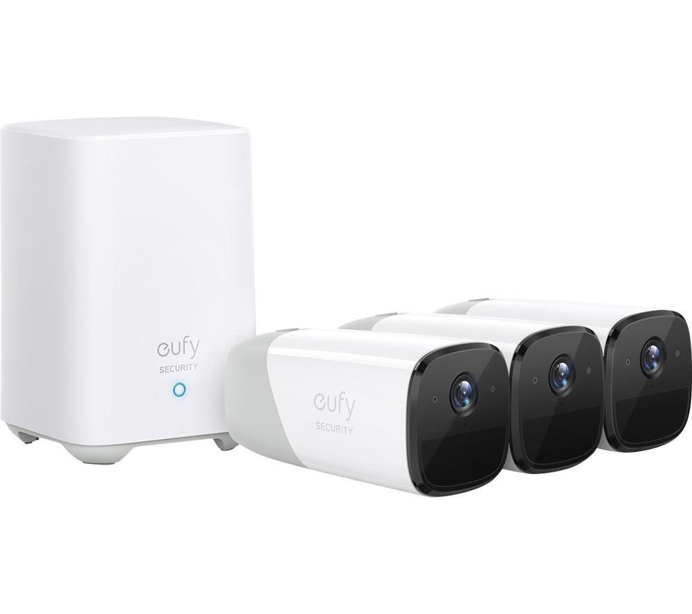 Buy EUFY eufyCam 2 T88423D2 Smart Security Camera System 3 Cameras Currys