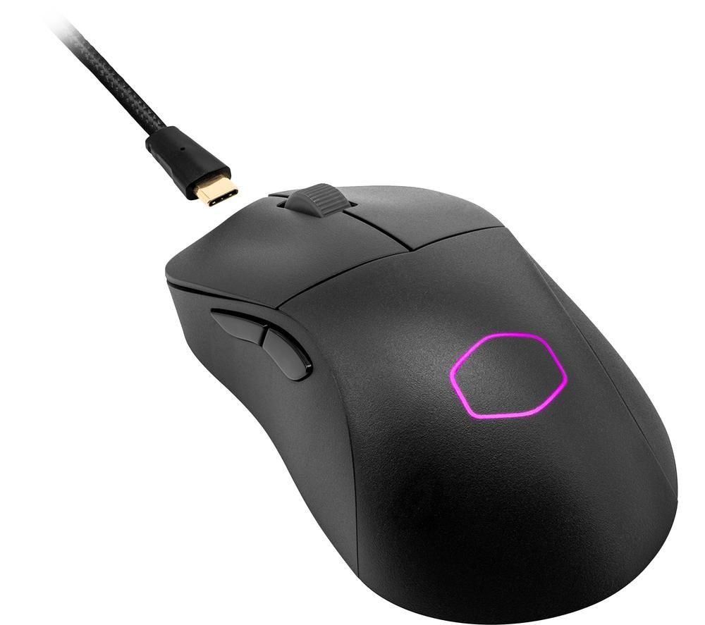 Image of COOLER MASTER MasterMouse MM731 RGB Wireless Optical Gaming Mouse, Black