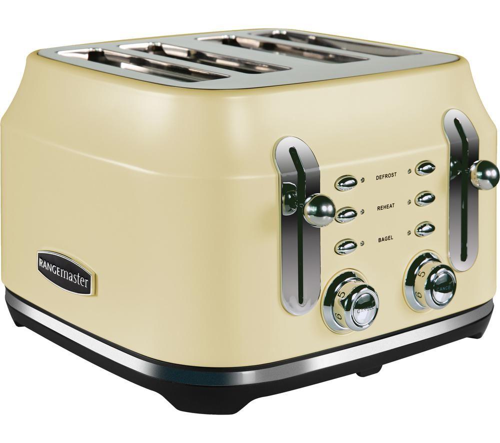 Buy RANGEMASTER RMCL4S201CM 4 Slice Toaster Cream Currys