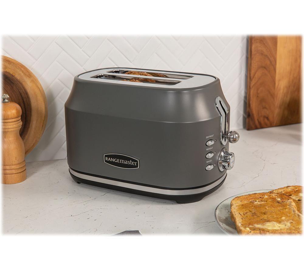 RANGEMASTER RMCL2S201GY 2-Slice Toaster - Grey image number 2 of 6