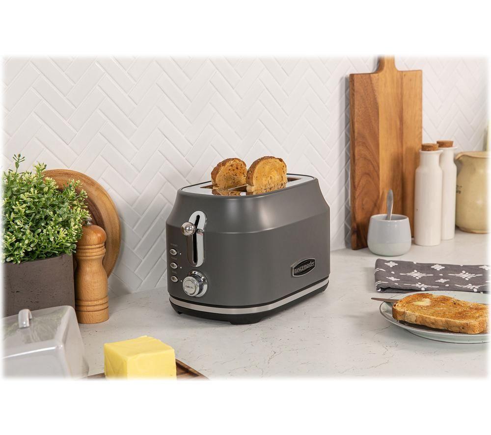 RANGEMASTER RMCL2S201GY 2-Slice Toaster - Grey image number 4 of 6