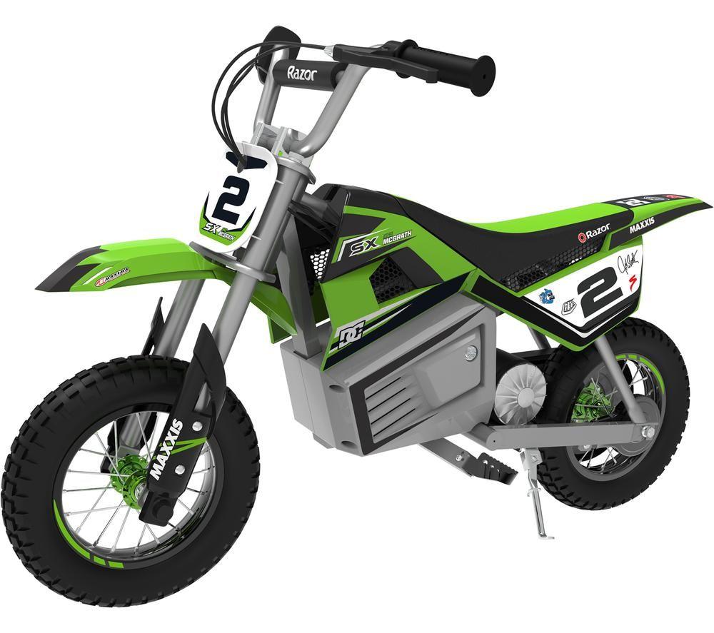 Razor Sx350 Mcgrath Electric Dirt Bike - Green & Black, Green,Black