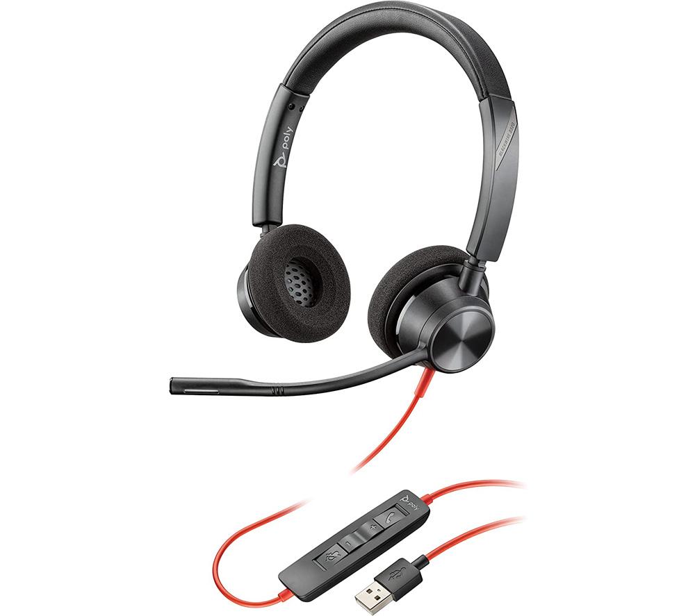 Buy POLY Blackwire 3320 Headset Black Currys