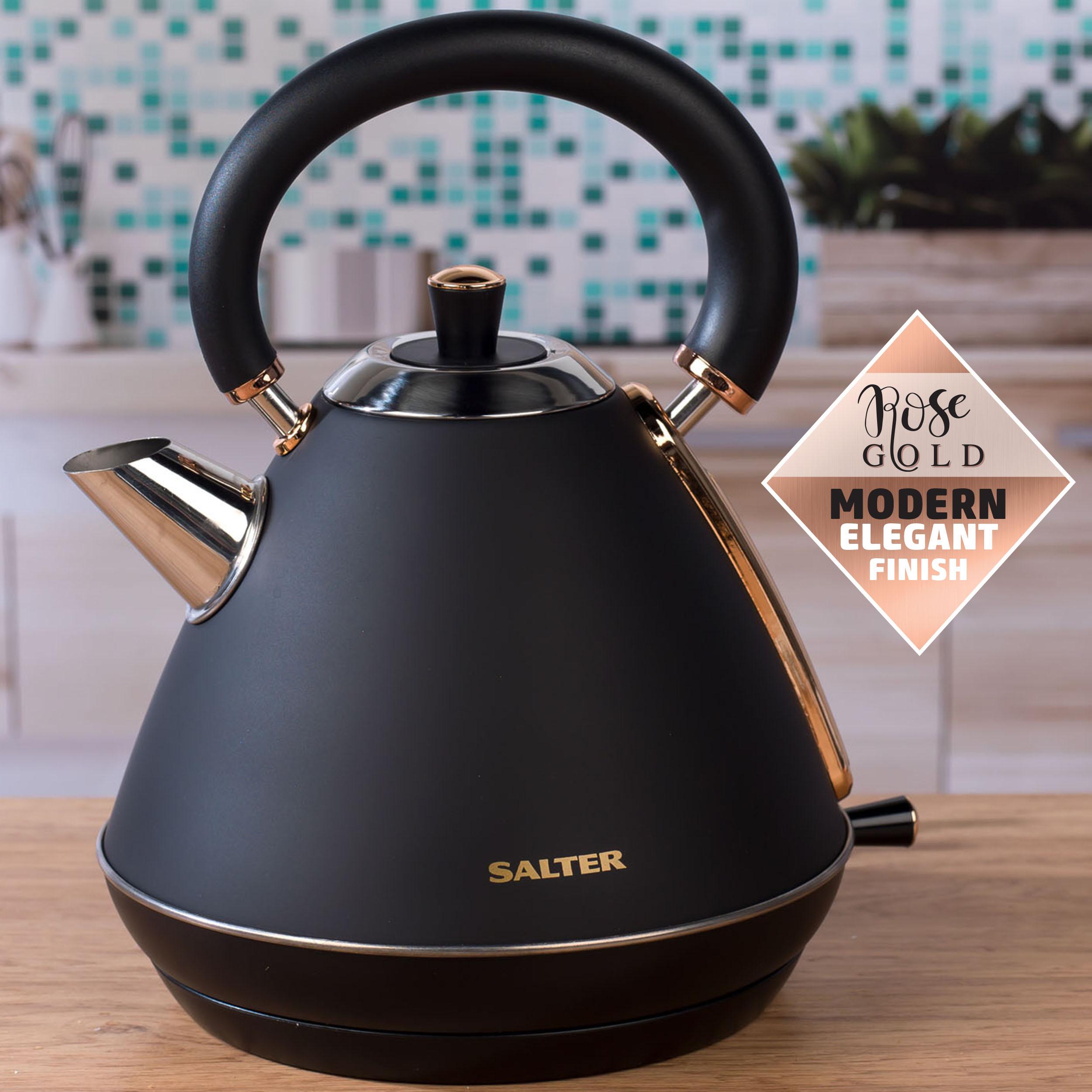 Black and 2025 rose gold kettle