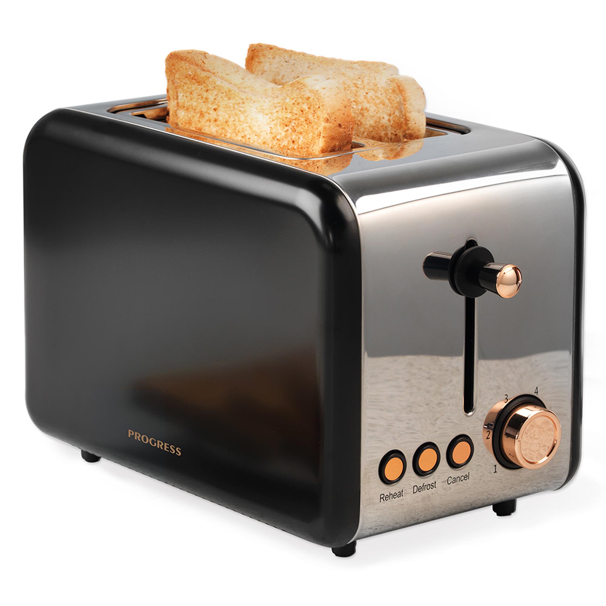SALTER EK2652RG BGC 2-Slice Toaster - Matte Black