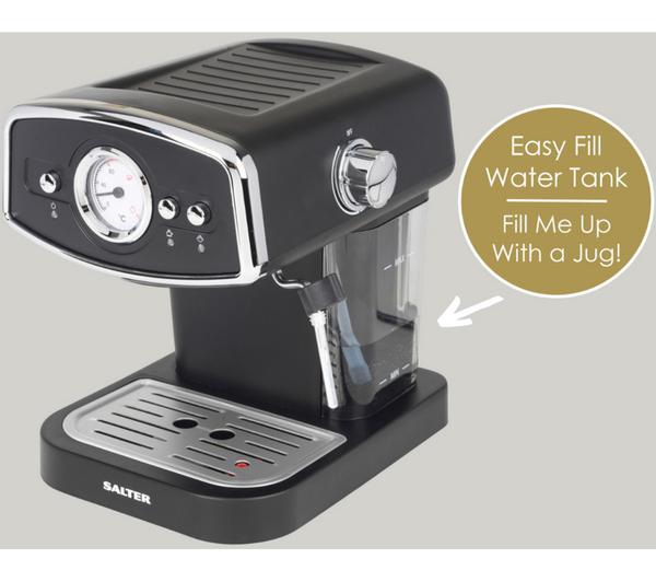 SALTER 3-in-1 Barista Deluxe EK4620 Coffee Machine - Black image number 4