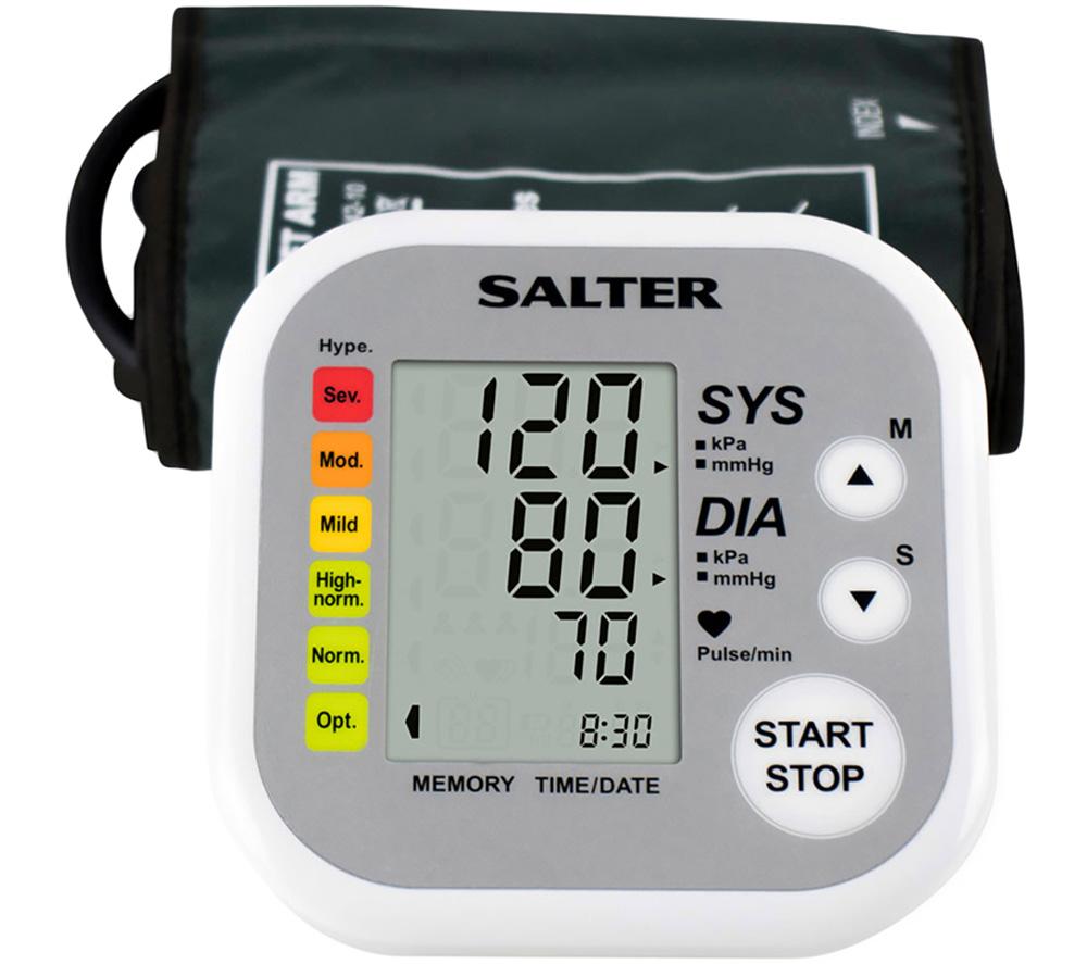 SALTER BPA-9201-GB Blood Pressure Monitor, White,Black