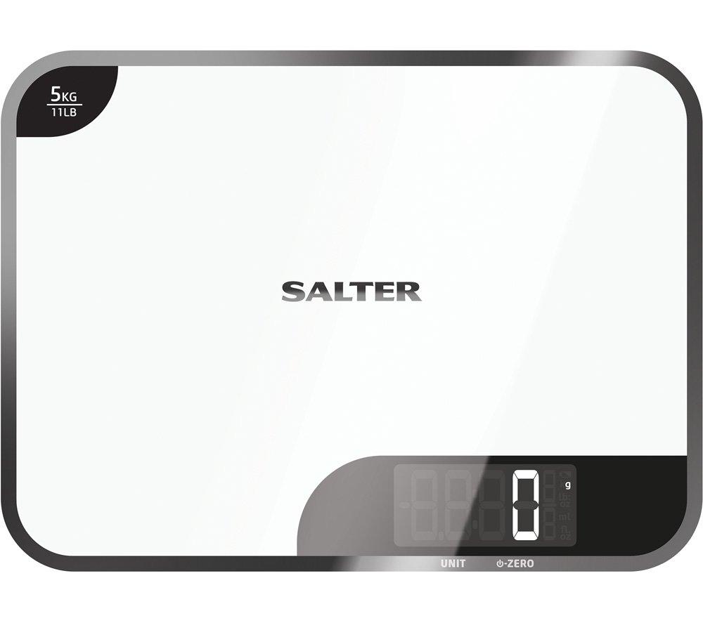 SALTER MiniMax 1064 WHDR Digital Kitchen Scales - White, White