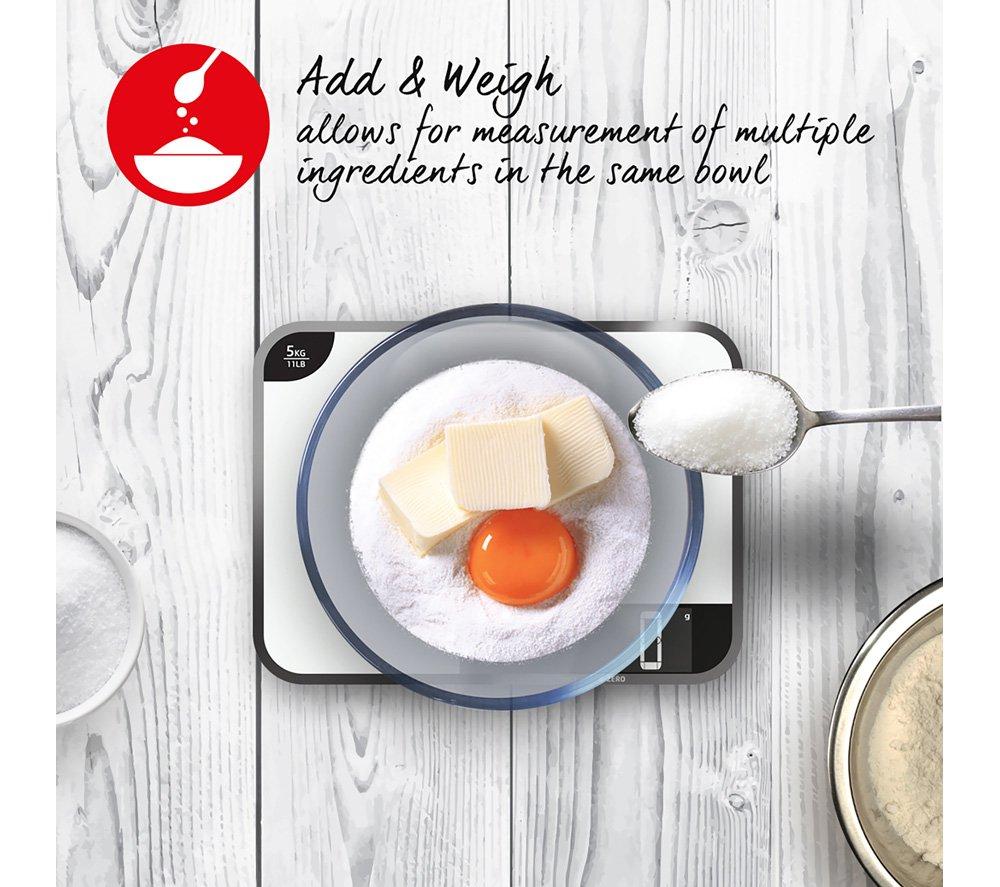SALTER MiniMax 1064 WHDR Digital Kitchen Scales - White image number 6 of 9