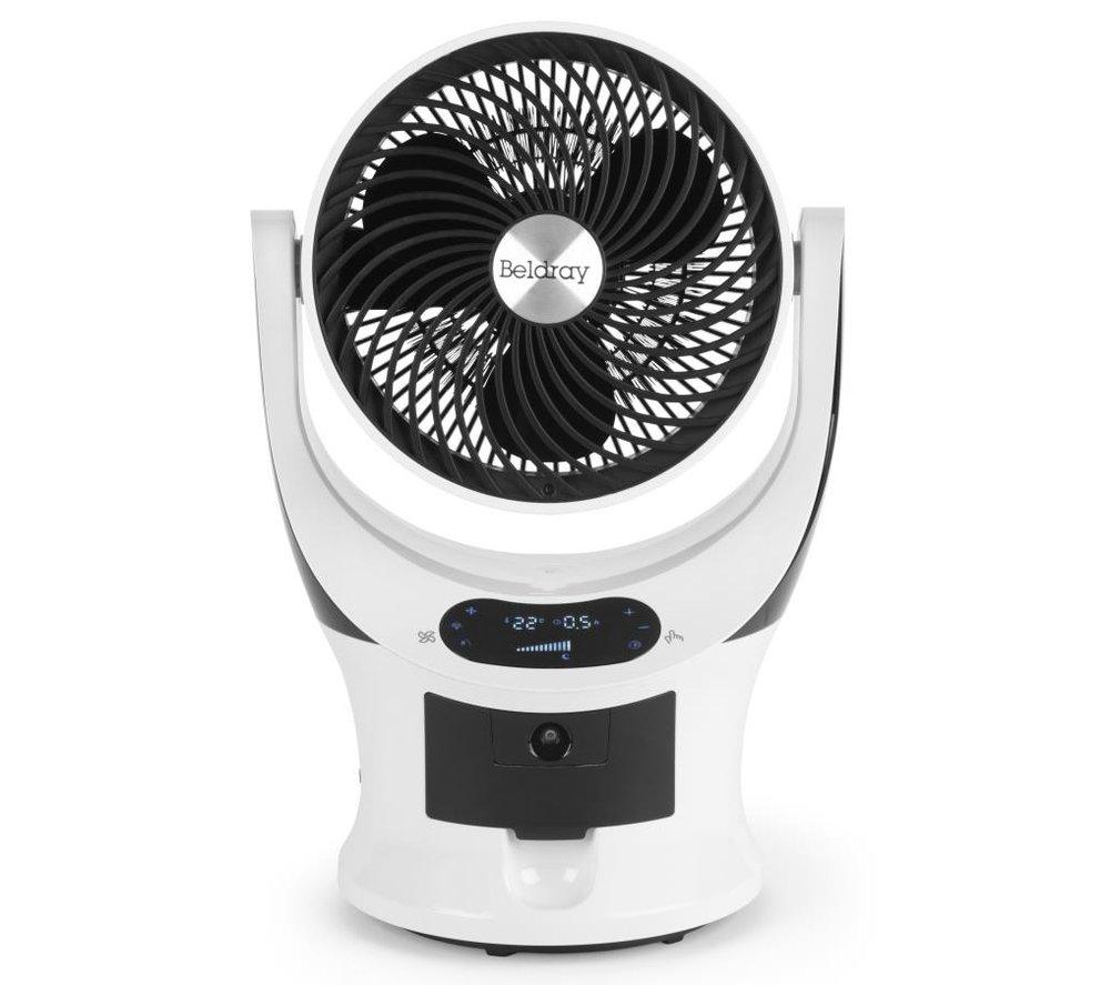 BELDRAY Orbit EH3328 3-in-1 Air Cooler, Heater & Humidifier - White & Black