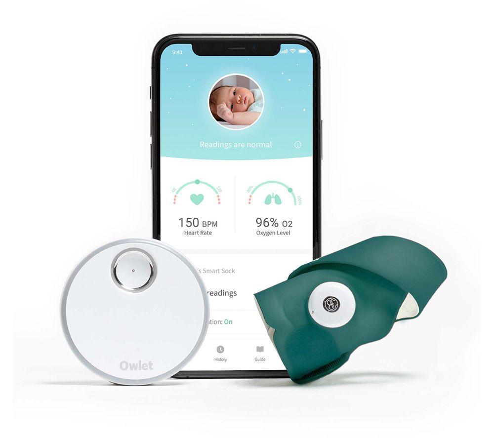OWLET Smart Sock Baby Monitor - 3rd Generation, Green
