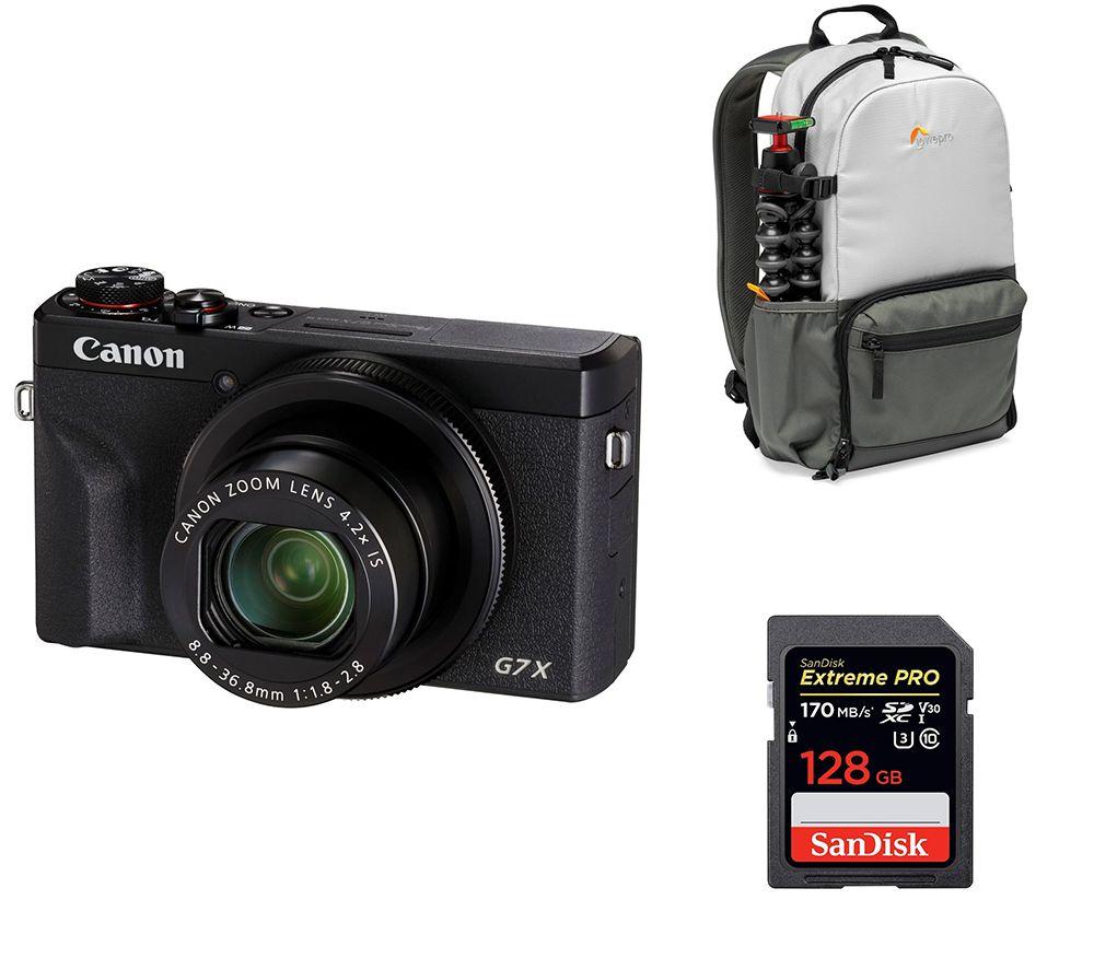 Click to view product details and reviews for Canon Powershot G7 X Mark Iii Camera Backpack Memory Card Bundle Black 128 Gb Black.