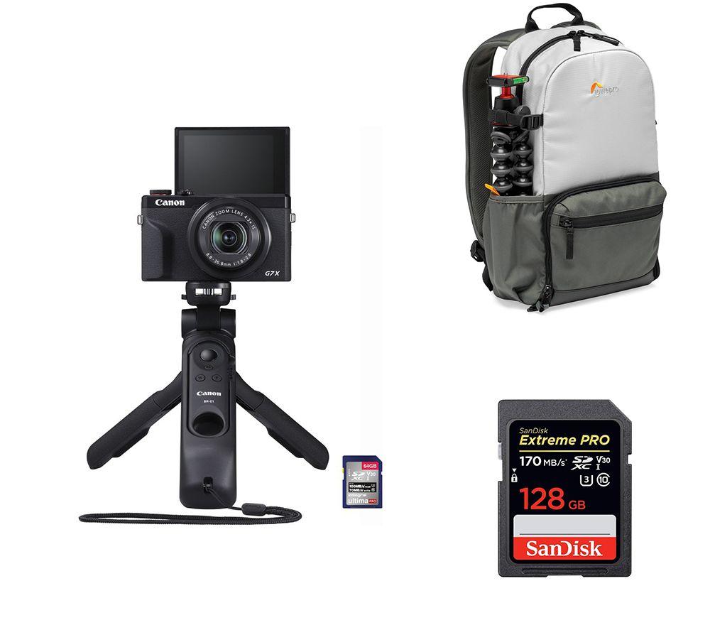 Click to view product details and reviews for Canon Powershot G7 X Mark Iii Vlogging Kit Backpack Memory Card Bundle 128 Gb Black.