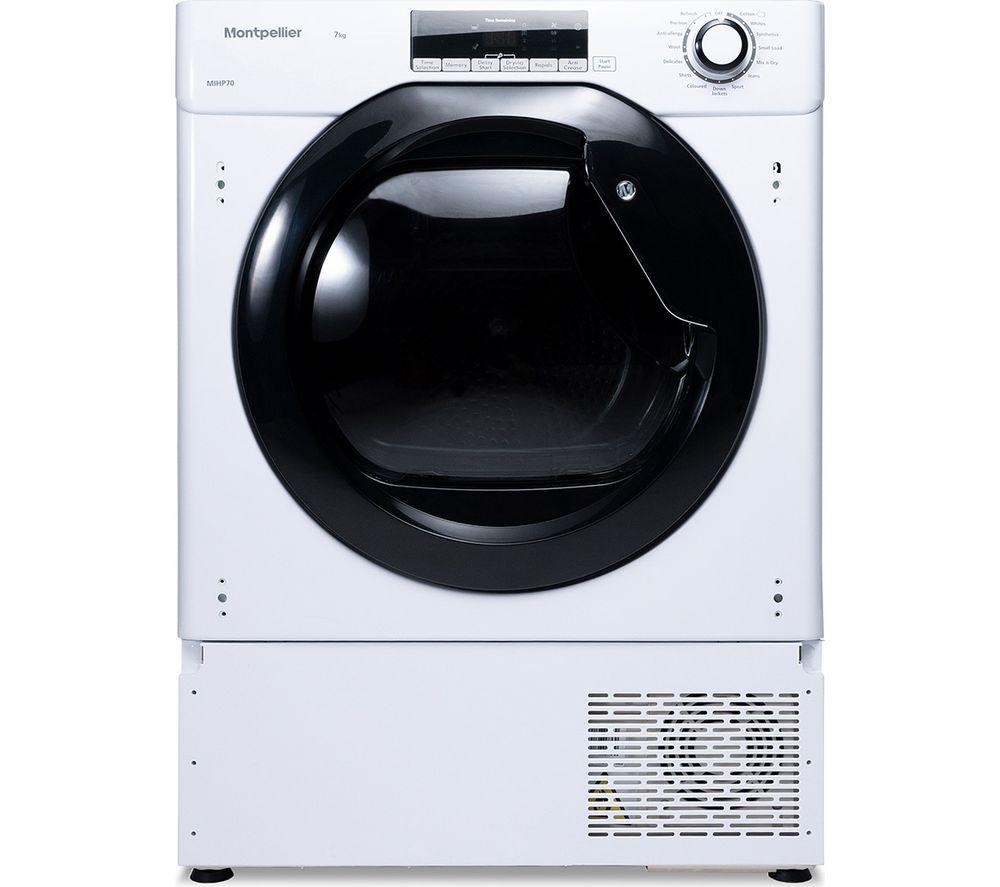 MONTPELLIER MIHP70 Integrated 7 kg Heat Pump Tumble Dryer