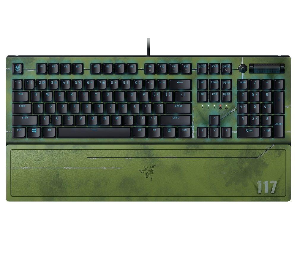 Image of RAZER BlackWidow V3 Mechanical Gaming Keyboard - Halo Infinite Edition
