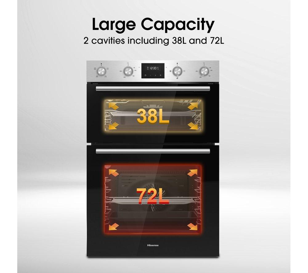HISENSE BID99222CXUK Electric Double Oven - Stainless Steel image number 9 of 11