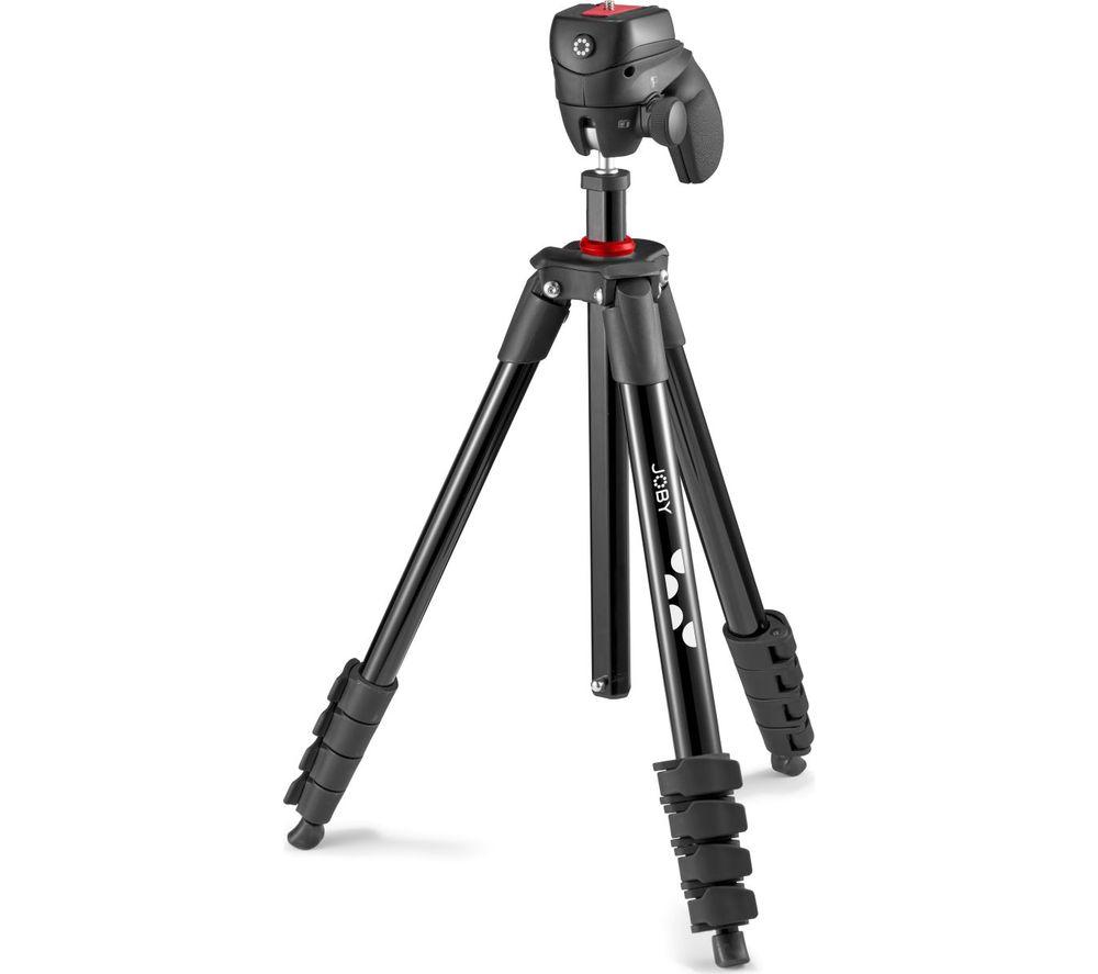 JOBY Compact Action Tripod - Black, Black