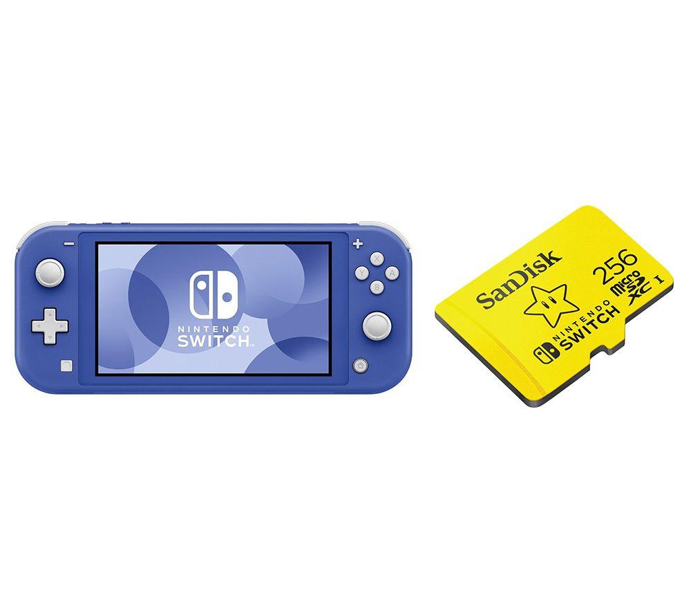 Best Price Nintendo Switch Lite & SanDisk 256 GB Memory Card Bundle