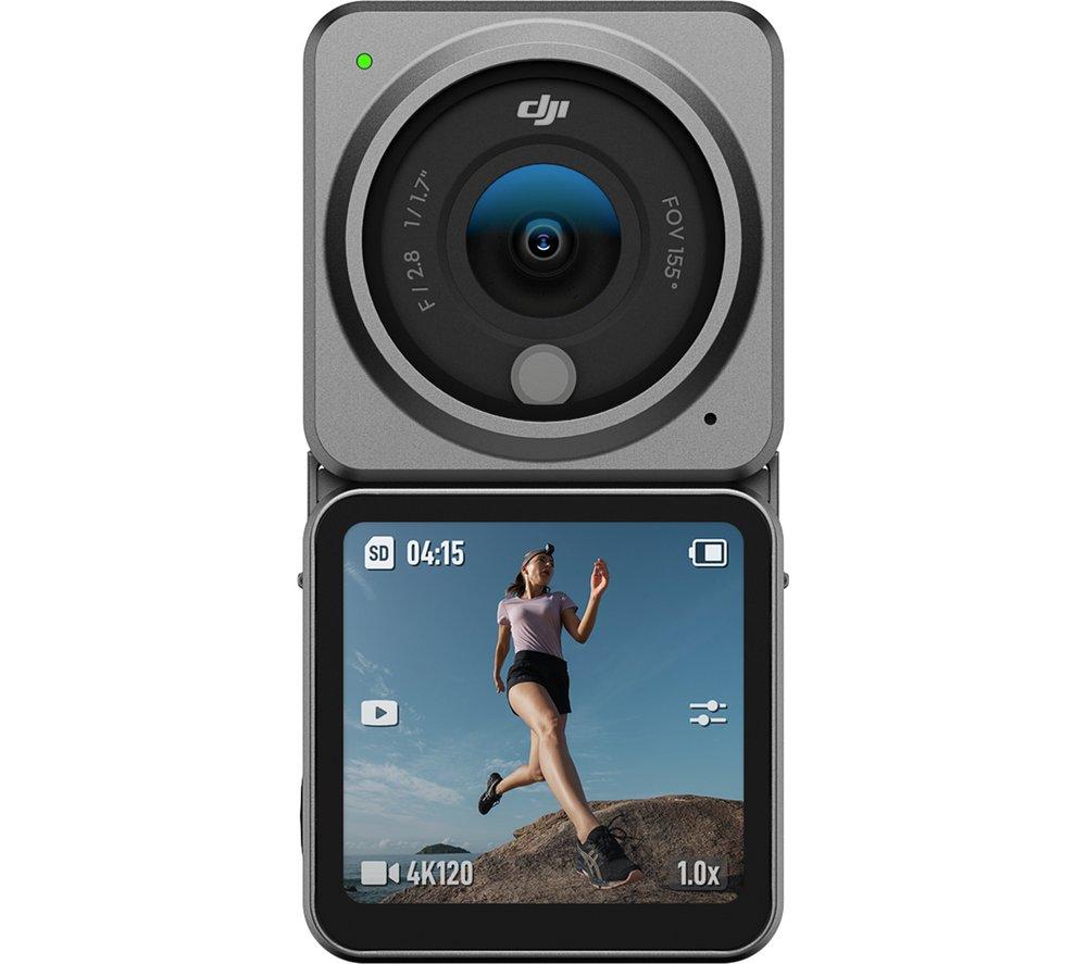 DJI Action 2 Camera Dual-Screen Combo - Black, Silver/Grey,Black