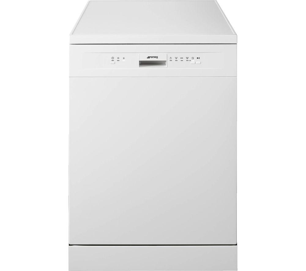 SMEG DFD211DSW Full-size Dishwasher – White, White