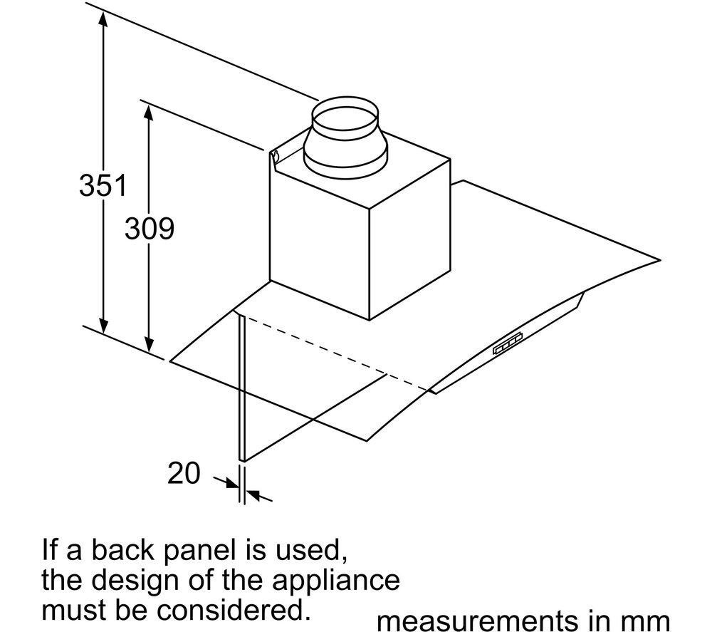 NEFF N30 D64ABC0N0B Chimney Cooker Hood - Stainless Steel image number 5 of 8