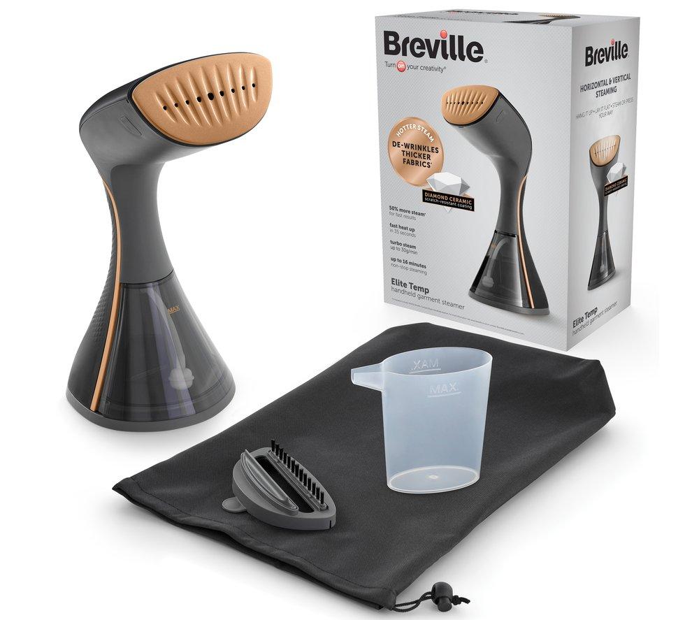 Breville Elite Diamond Ceramic Clothes Steamer - Black & Copper