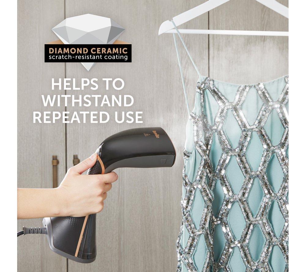 BREVILLE Elite Diamond Ceramic Clothes Steamer - Black & Copper image number 6 of 7