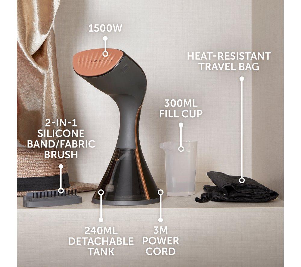 BREVILLE Elite Diamond Ceramic Clothes Steamer - Black & Copper image number 7 of 7