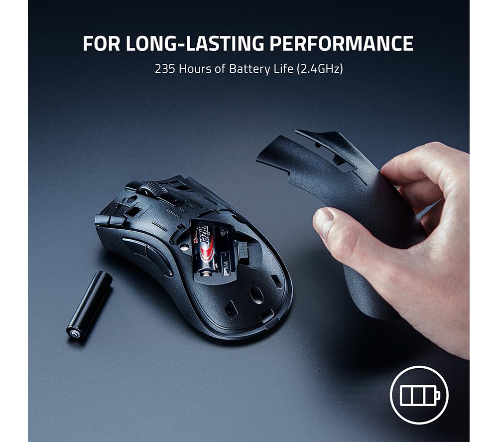 RAZER DeathAdder V2 X HyperSpeed Wireless Optical Gaming Mouse image number 4 of 8