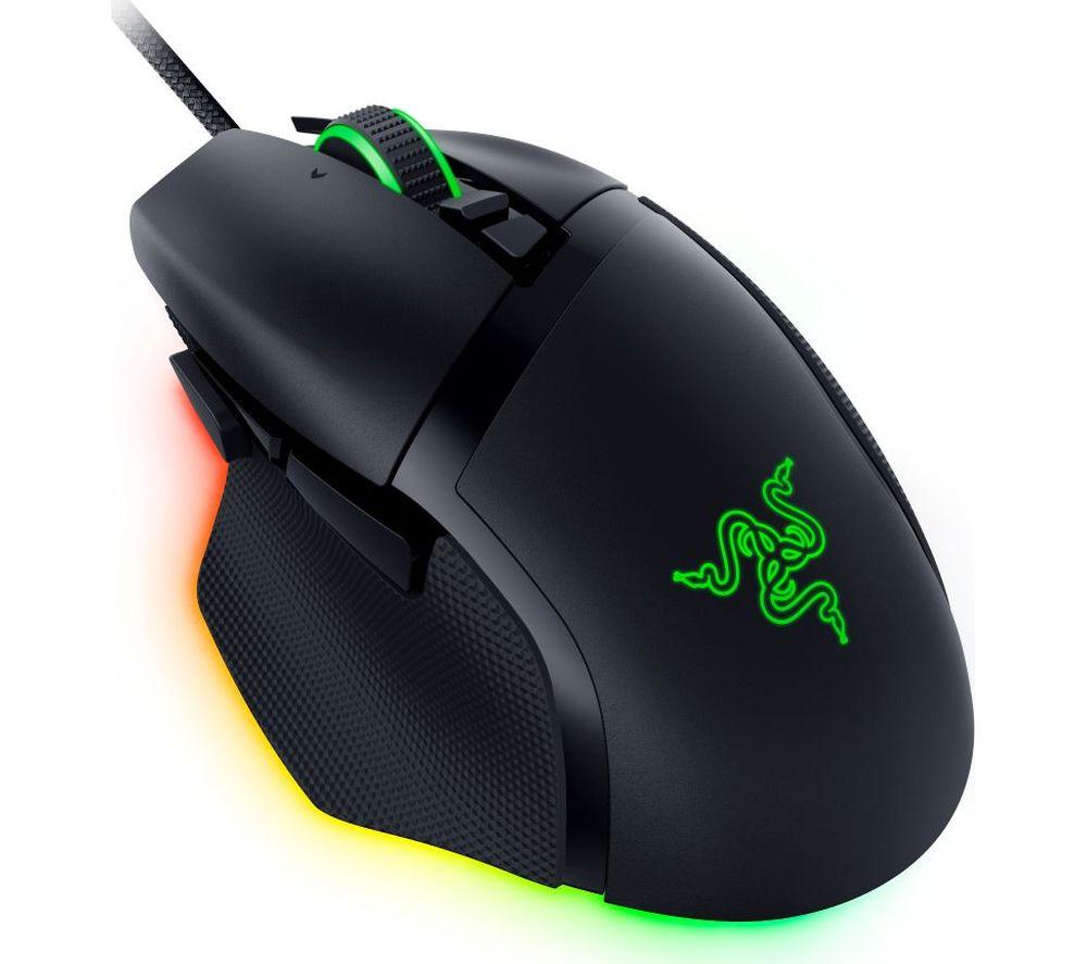 RAZER Basilisk V3 RGB Optical Gaming Mouse, Black