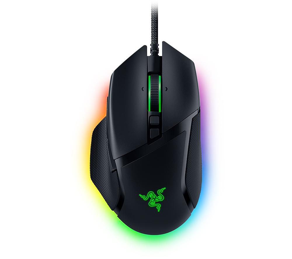 RAZER Basilisk V3 RGB Optical Gaming Mouse, Black