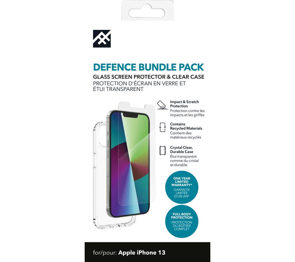DEFENCE iPhone 13 Case & Screen Protector - Clear image number 2 of 2