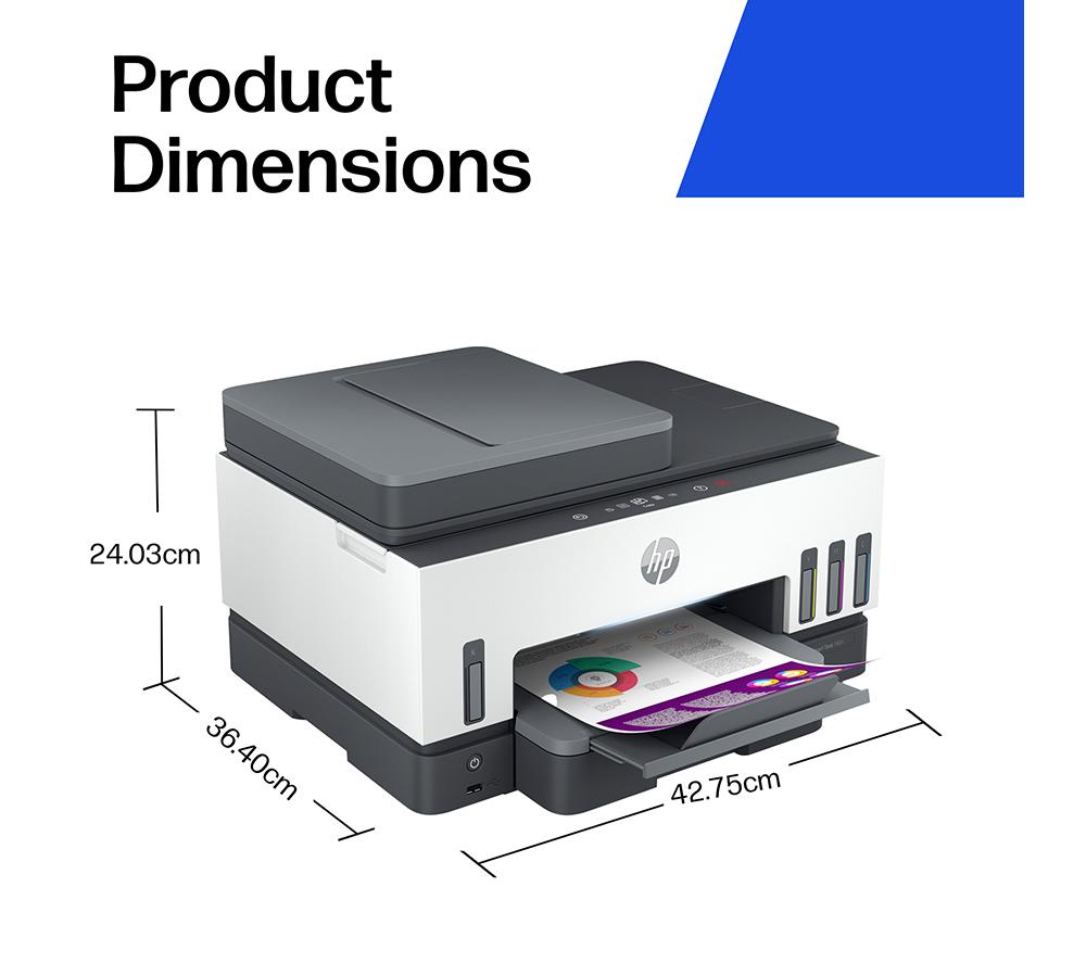 HP Smart Tank 7605 All-in-One Wireless Inkjet Printer image number 9 of 23